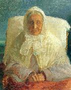Anna Ancher portraet af mor oil on canvas